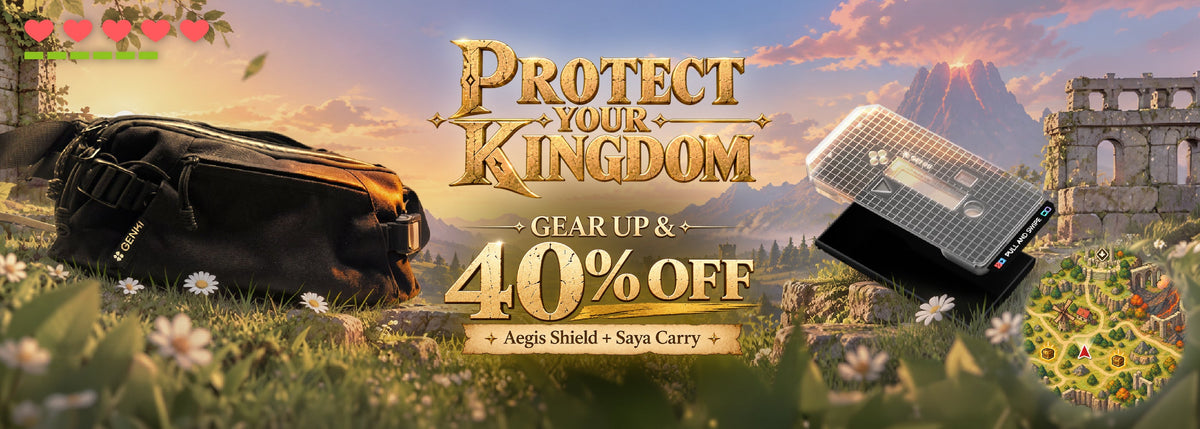 Protect Your Kingdom: 40% off Aegis Shield and Saya Carry
