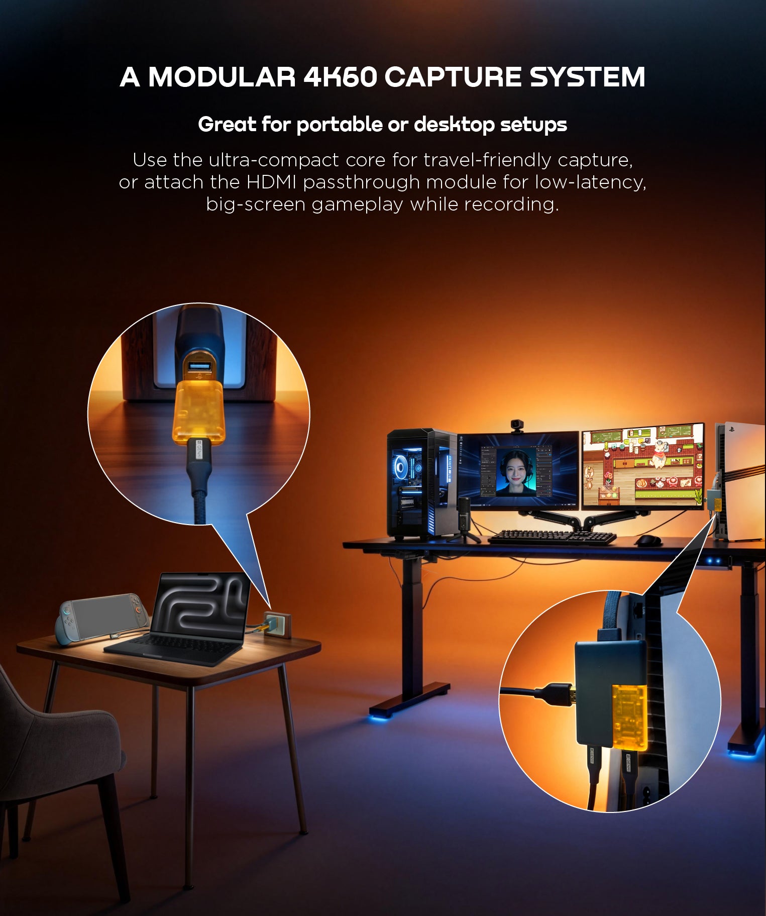 ShadowCast 3 Pro — 4K60 Capture Card for Switch 2, PS5 | Genki