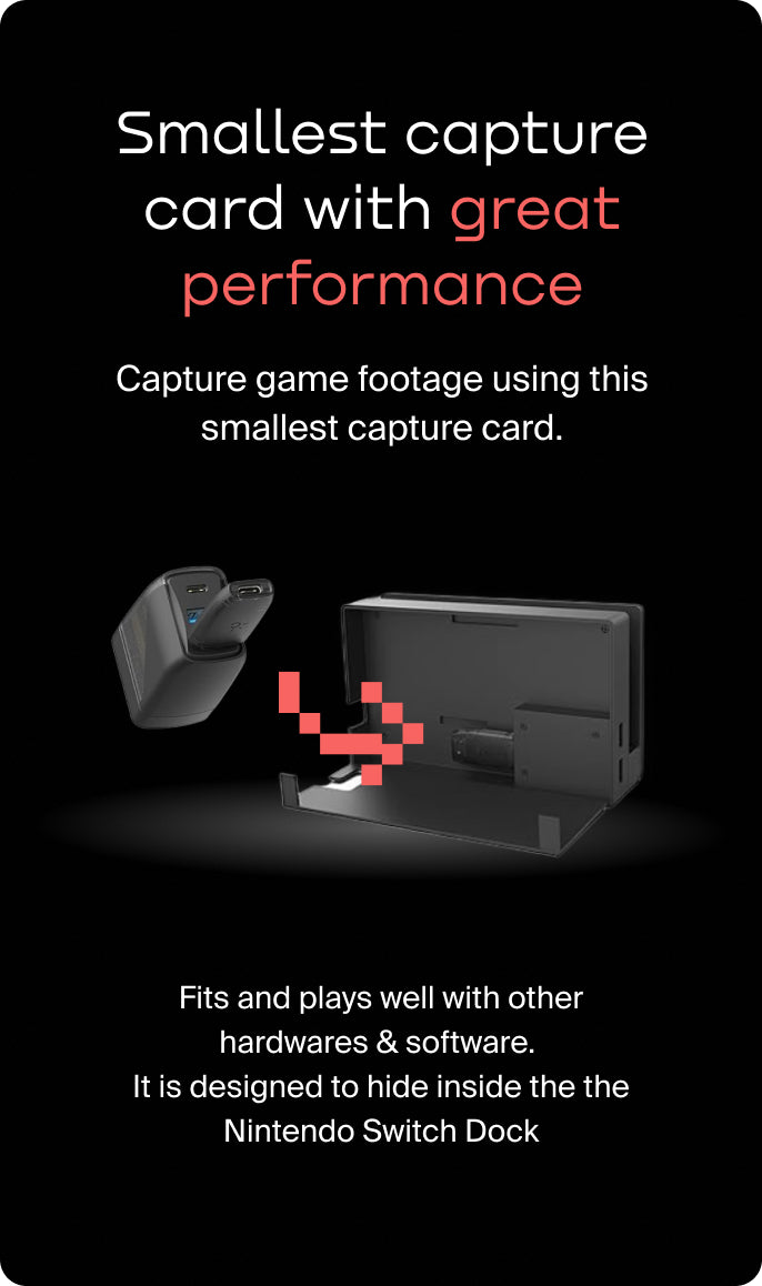 Nintendo Switch Shadowcast Capture Card Shadowcast Software